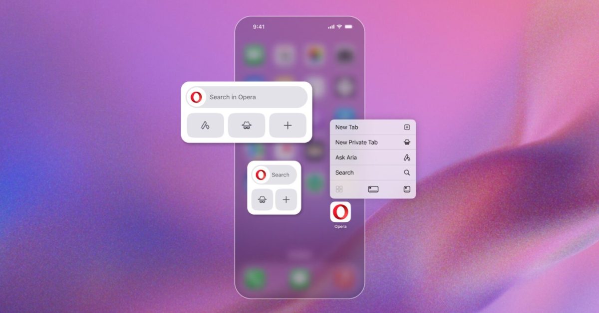 Браузер Opera упрощает взаимодействие со своим ИИ через новый виджет iOS