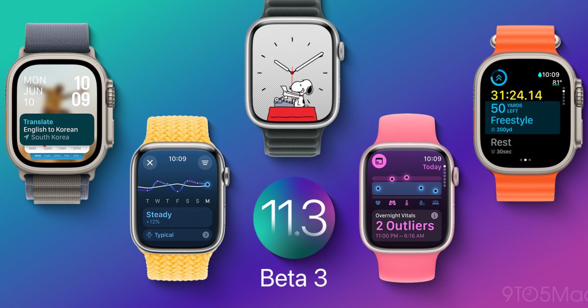 watchOS 11.3 beta 3 доступна разработчикам Apple выпустила третью бета-версию watchOS 11.3 для разработчиков. Новая сборка получила номер 21S5635c и доступна для загрузки через центр разработчиков Apple. Обновление можно установить через приложение Apple Watch на iPhone.