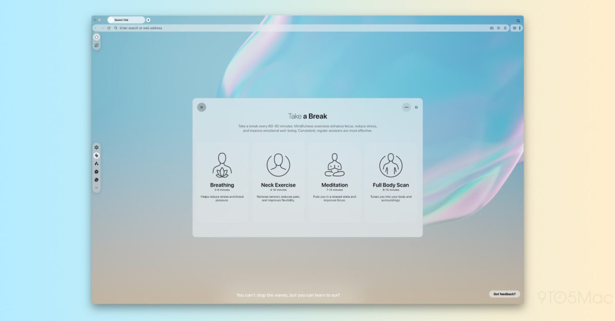 Opera Air-это новый веб-браузер со встроенными функциями осознанности