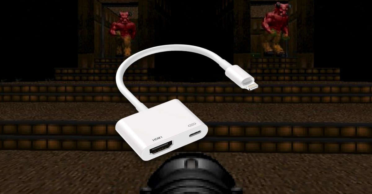 Doom запустили на адаптере Apple Lightning to HDMI Программист Тревор Спеллман сумел запустить классическую игру Doom на адаптере Apple Lightning to HDMI. Этот аксессуар, предназначенный для передачи изображения с iPhone на телевизор, содержит собственный процессор и память. Спелл