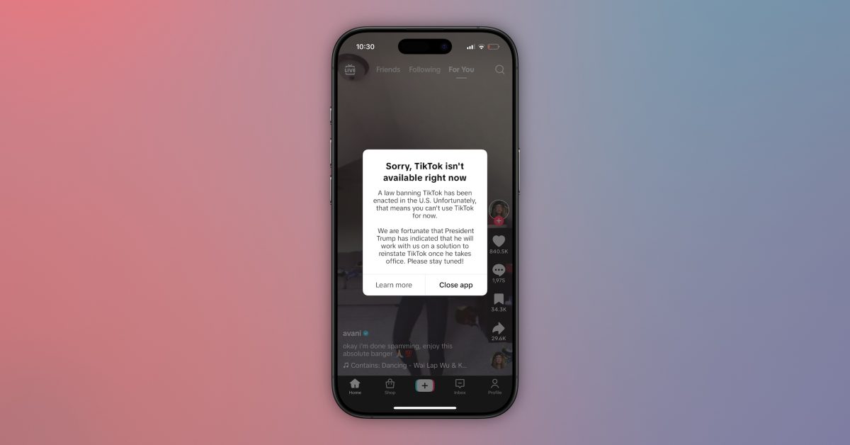 TikTok появится в магазине App Store Tonight накануне запуска нового iPhone