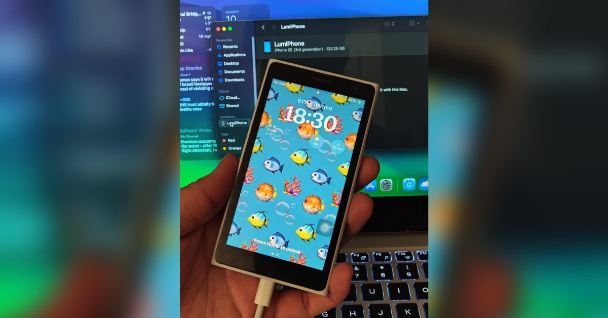 Впечатляющий аппаратный мод демонстрирует iPhone SE 3 в корпусе телефона Windows