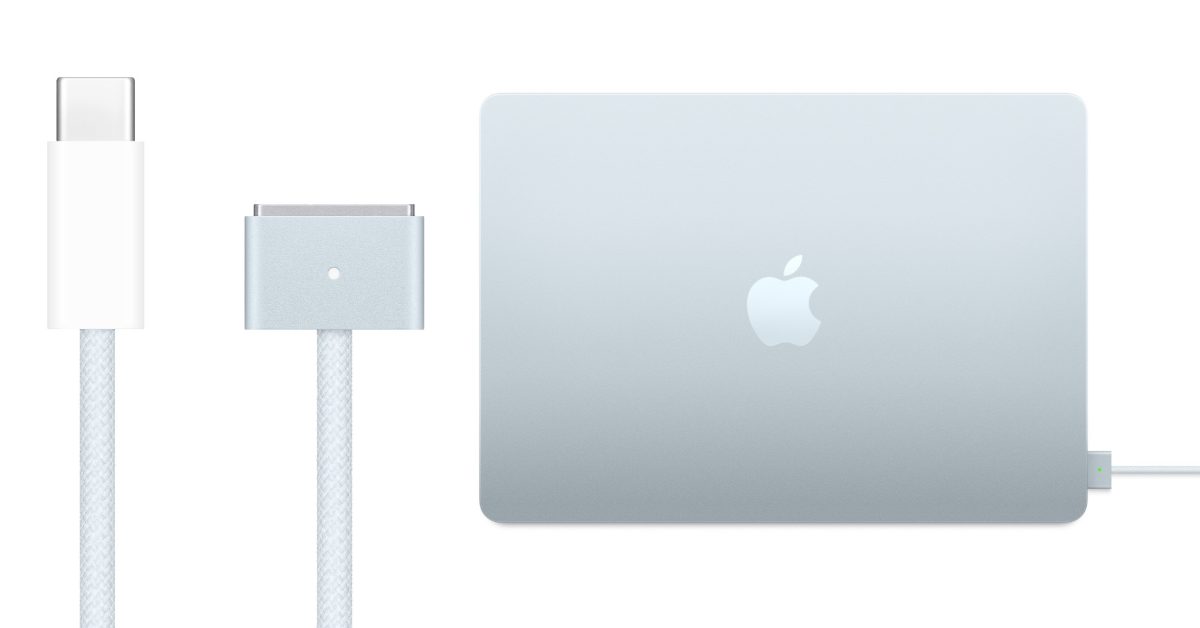 Кабель USB-C MagSafe 3 теперь доступен в небесно-голубом цвете Apple начала продажи отдельного кабеля USB-C MagSafe 3 в цвете Sky Blue. Аксессуар совместим с MacBook Air и MacBook Pro 2022 года выпуска. Ранее этот кабель по