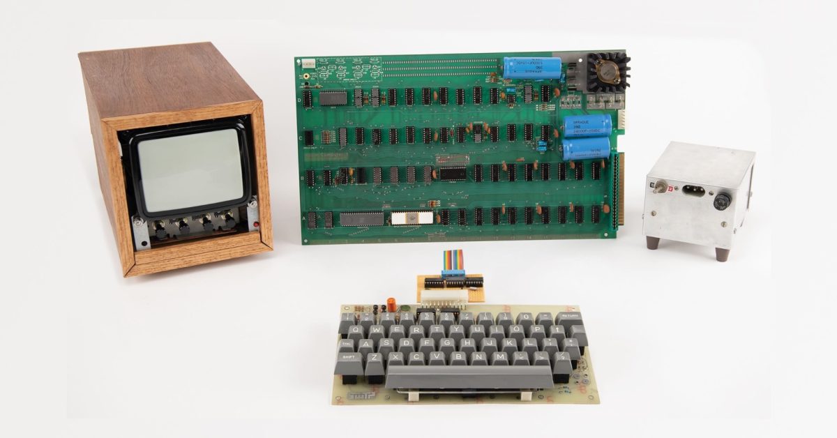 Рабочий компьютер Apple-1 выставлен на аукцион за 375 тысяч долларов.