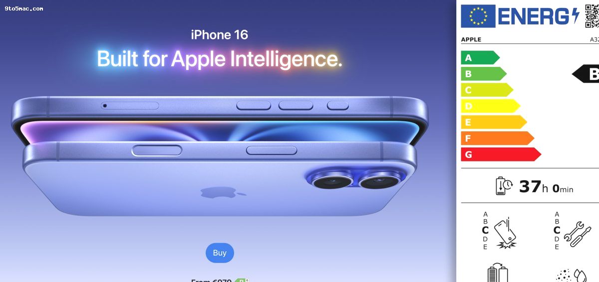 iPhone и iPad теперь с энергетическими маркировками ЕС: что они показывают