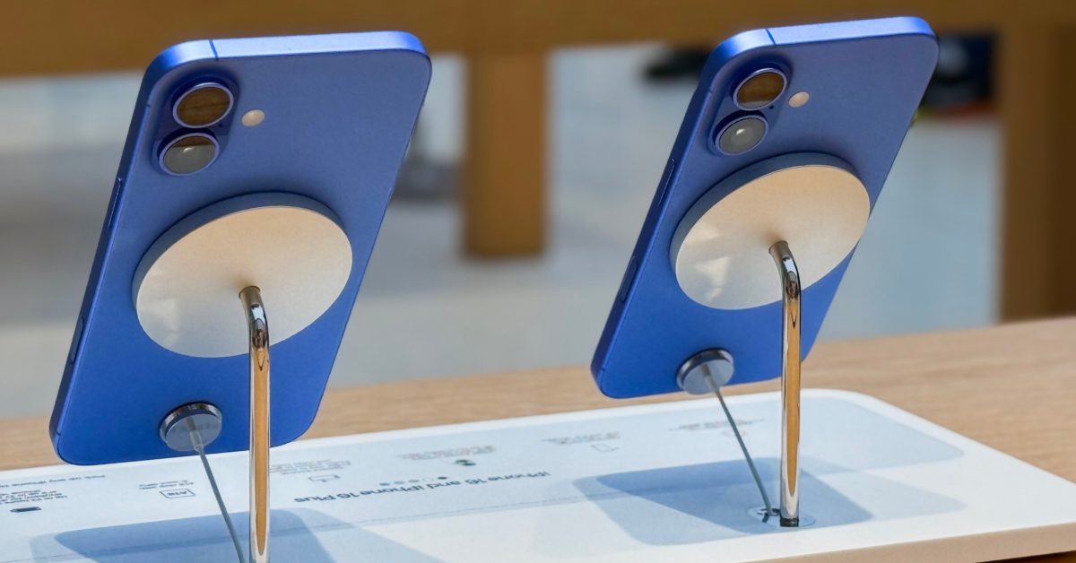 Apple не продает аксессуары для витрин, но их можно купить здесь