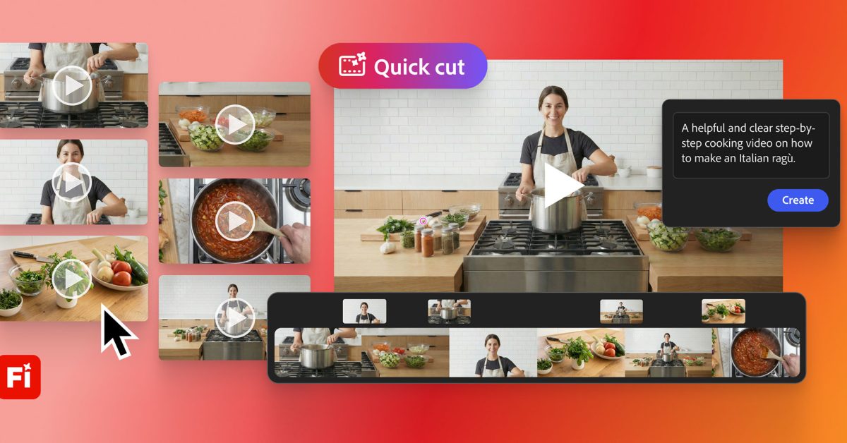 Adobe Firefly теперь использует ИИ для превращения исходных кадров в черновой монтаж видео