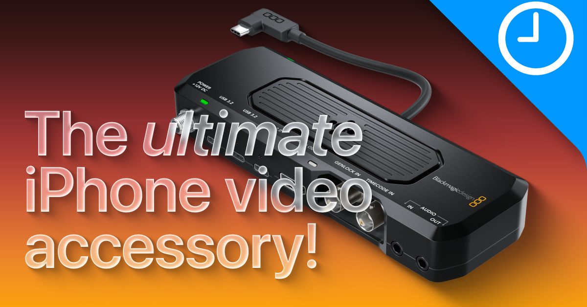 ProDock от Blackmagic — лучший аксессуар для видеографов, снимающих на iPhone