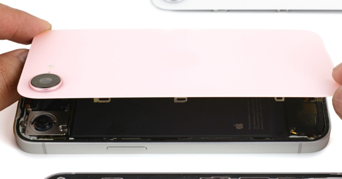 Разбор iFixit показал: задняя панель iPhone 17e добавит MagSafe в iPhone 16e