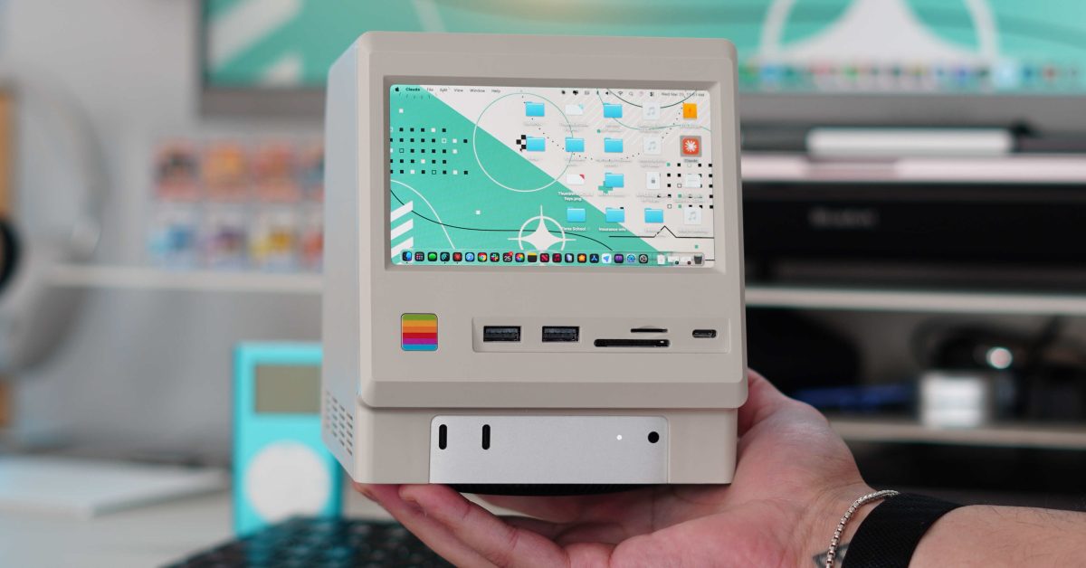 Этот док в стиле Macintosh добавляет дисплей, порты и расширяемую память к любому Mac.