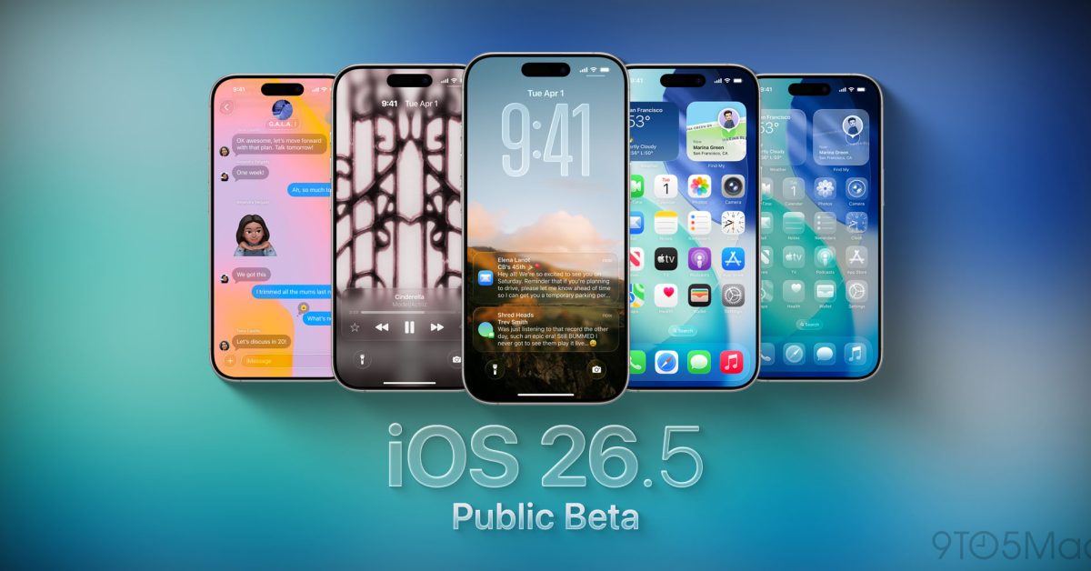Apple выпускает первую публичную бета-версию iOS 26.5