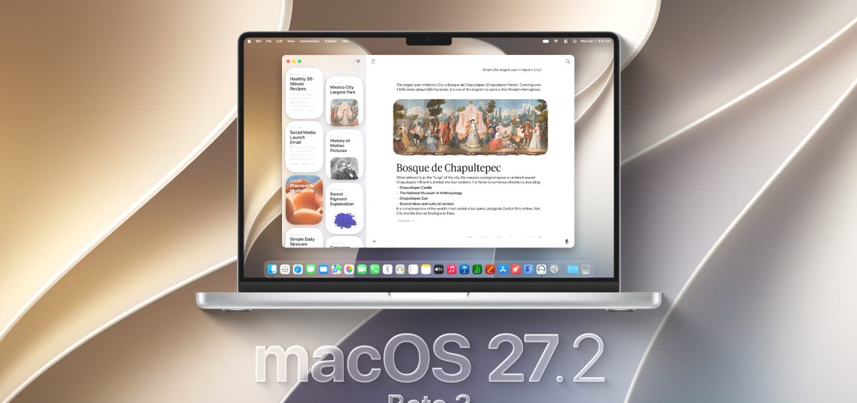 macOS 27.2 Golden Gate бета 3 уже доступна: чего ждать от новой версии?